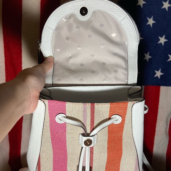 Kate Spade white Backpack ♠️ - Picture 3 of 11